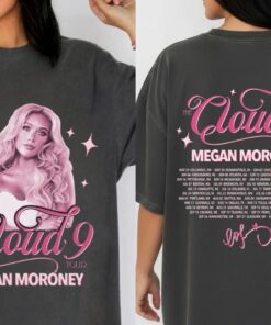 Megan Moroney Shirt, Cloud 9 Tour Music Tee, Retro Country Music Concert T-Shirt, Gift For Fan