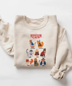Stranger Things T-Shirt, Stranger Things Merch, Stranger Things Cats Tee, Stranger Things Gift