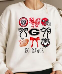 Red & Black Game Day Bow Sweatshirt, Vintage Football Aesthetic Tee, Fan Spirit Apparel