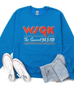WSQK Sweatshirt, Wsqk The Squawk 94.5 T-Shirt, Wsqk The Squawk 94.5 Fm Radio Hoodie, Wsqk Merch, Wsqk Shirt, Retro Radio Top Gift