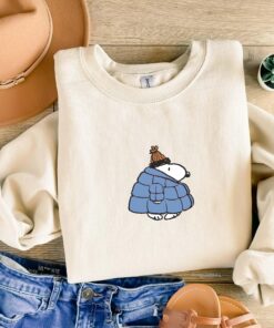Snoopy Puffer Jacket Sweatshirt, Christmas Gift
