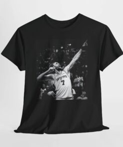 Luke Kornet San Antonio Spurs Basketball Shirt, Kornet Celebration Tee, Spurs Fan Gift, NBA Style Graphic Unisex Heavy T-Shirt