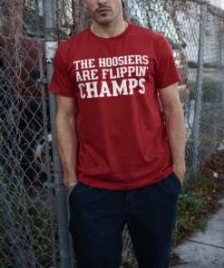 Indiana Football Flippin Champs Unisex Jersey T-Shirt