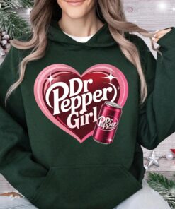Just a Girl Who Loves Dr Pepper Shirt, Soda Lover Tee, Bow and Roses Graphic Top, Funny Beverage Gift for Women