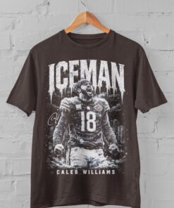Caleb Williams ICEMAN T-Shirt, Game Day Football Graphic Tee