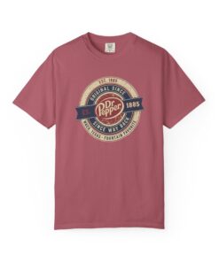 Vintage Dr Pepper Logo T-Shirt, Retro Soda Badge Tee
