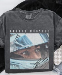 George Russell 90s Vintage T-Shirt, Racing Formula Fan Shirt , Gift For Him, Her