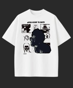 The Weeknd After Hours Til Dawn Tour Shirt, XO Vintage Collage Graphic Tee, Blinding Lights Era Streetwear Top, RnB Pop Fan Merch