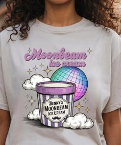 Benson Boone Moonbeam Ice Cream T-Shirt, America Heart Tour 2025 Concert Tee, Mystical Magical Benson Boone Top, 2025 Tour Album Shirt