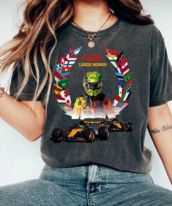 2025 World Champion Lando Norris McLaren T-Shirt, Lando Norris Vintage Shirt, 2025 Lando Norris Formula Sweatshirt, Lando Norris Hoodie