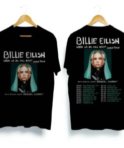 Billie Eilish World Tour 2025 Shirt, Official Concert Merchandise Tee for Fans, Unisex Music Tour Graphic T-Shirt, Gift for Music Lovers