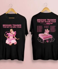 Meghan Trainor The Get In Girl Tour 2026 T-Shirt, Concert Merch Gift For Fan, Pop Music Shirt, Concert Outfit, Vintage 90s Poster Graphic Tee