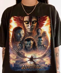 Avatar Fire And Ash Shirt, Avatar 3 T-Shirt, Avatar Movie Lovers Tee, Shirt For Avatar Fans