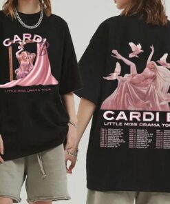 Cardi B Little Miss Drama Tour 2026 Shirt, Hip Hop Concert Tour Fan T-Shirt