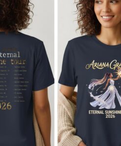 Ariana Grande Eternal Sunshine Tour 2026 Shirt, Unisex Pop Graphic T-Shirt, Vintage Pop Concert Tee, Ariana Grande Fan Gift Merch