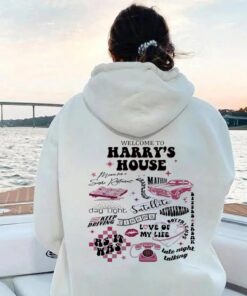 Welcome to Harry's House Hoodie, Women's Y2K Aesthetic Pullover, Casual Clothing