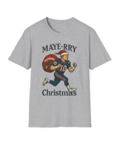 NFL New England Patriots Drake Maye Funny Christmas T-Shirt