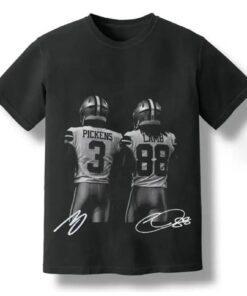 George Pickens Ceedee Lamb Graphic T-Shirt, Vintage Dallas Football 90s Sweatshirt, Cowboy Autograph Hoodies, Sport Wash Shirt, Gift for fan