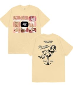 Sabrina Carpenter Short n Sweet Tour 2025 T-Shirt, Girl In Glass Graphic Tee, Vintage Pop Star Concert Merch, Unisex Music Fan Shirt Gift