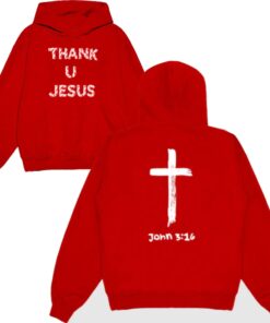 Daydrian Harding Merch Hoodie, Thank U Jesus Holiday Hoodie