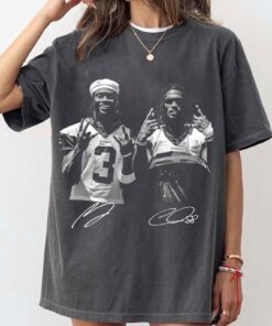 George Pickens and Ceedee Lamb Dallas Football American Tee, Game Day T-Shirt, Dallas Sport Fan Gift