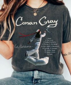 Conan Gray Wishbone 2025 Shirt - Retro Music Lyrics Tee - Limited Edition Fan Graphic T-Shirt