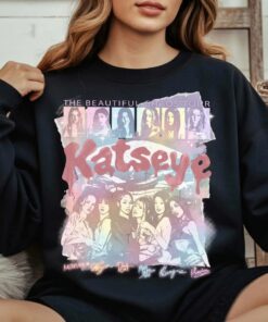 Katseye Kpop Vintage T-Shirt, Katseye Tour Shirt, Katseye The Beautiful Chaos Tour Tee, Katseye Music Shirts, Katseye Gnarly Top