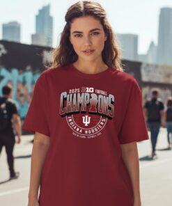 Indiana Hoosiers Big 10 Champions T-Shirt, Big Ten Champs Shirt, Big 10 Champions Top, Indiana Football Tee, IU Shirts, Indiana Champions