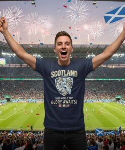 We'll Be Coming Tartan Army On Tour World Cup 2026 T-Shirt, Scotland Football Supporter Tee, USA Canada Mexico Trip