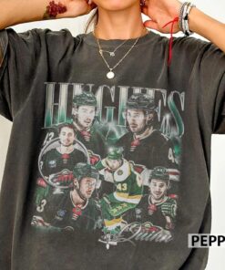 Quinn Hughes Minnesota Hockey Bootleg T-Shirt