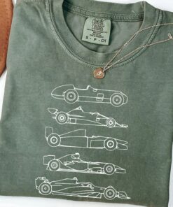Evolution of a F1 Car T-Shirt, Formula 1 Shirt, Race Weekend Formula 1 Merch, Vintage Formula 1 Gifts, Formula One Tee