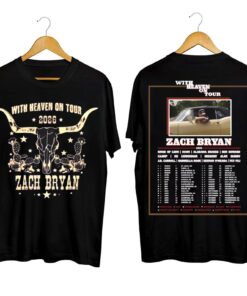 Zach Bryan With Heaven On Tour 2026 T-Shirt, Zach Bryan Shirt, Zach Bryan Country Music, Zach Bryan Fan Gift, Zach Bryan Merch, Zach Bryan Tee