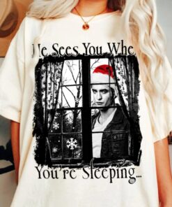 He Sees You When You Are Sleeping Wolf T-Shirt, Edward Shirt, Vampires Wolves Romance Shirt
