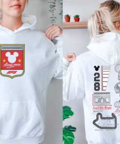 Disney X Formula Mickey Mouse Racing 2-Sided Sweatshirt, Disney Mickey Formula 1 Hoodie, Fuel The Magic Tee, F1 Las Vegas Grand Prix Shirt