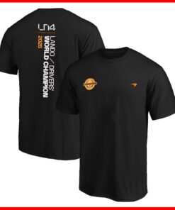 Lando Norris 2025 Drivers' World Champions T-Shirt, McLaren F1 Team Top, Lando Norris Shirt, F1 Racing Tee Formula