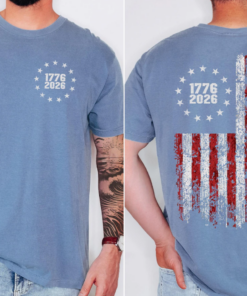 Retro Usa 250 Shirt, 250 Years of Freedom, Celebrate 250th Anniversary T-Shirt, Usa Flag Tee, 4th of July Top, Patriotic Gift