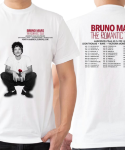 Bruno Tour Shirt T-Shirt, Mars Romantic Concert Sweatshirt & Hoodie