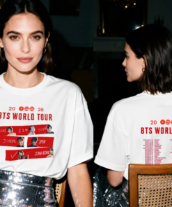 2026 World Tour BTS T-Shirt, Tour Dates Back Print, Armys Perfect Gift