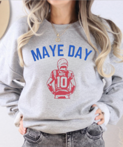 New England Football Apparel, Mens & Womens T-shirt, Sweatshirt & Hoodie, Gift For Sports Fan, Maye Day Tee