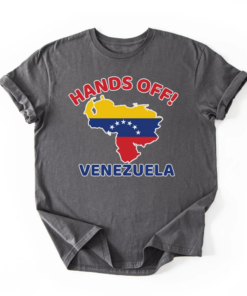 Hands Off Venezuela Protest Shirt, Anti-War Political Tee, Latin America Solidarity, Freedom Statement T-Shirt, Anti Trump Graphic Top