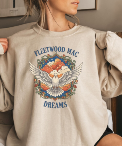 Fleetwood Mac Graphic T-shirt, Retro Rock Music Sweatshirt & Hoodie