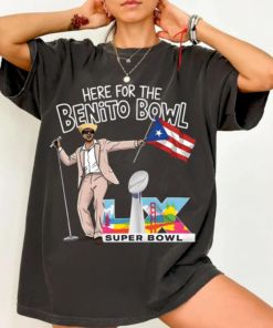 Benito Bowl Bad Bunny T-Shirt, Bowl Bunny LX Shirt, Puerto Rico Music Gift, Here For The Benito Bowl Unisex Tee