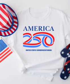 Usa 250 Shirt, Independence Day T-Shirt, Celebrate 250th Anniversary Shirt Usa Flag Tee, 4th of July Top, Patriotic Gift