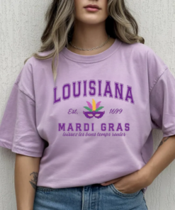 Mardi Gras Shirt, Laissez Les Bons Temps Rouler T-Shirt, Louisiana Fat Tuesday Unisex Tee