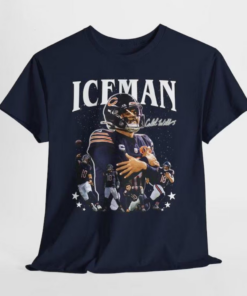 Iceman Caleb Williams Graphic T-Shirt, Chicago Football Fan Apparel, Unisex Sports Tee, Gameday Streetwear Top, Perfect Gift for Fans