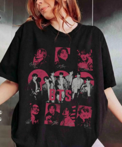 BTS Inspired 90s Bootleg Vintage K-Pop Fan Graphic Shirt 2026