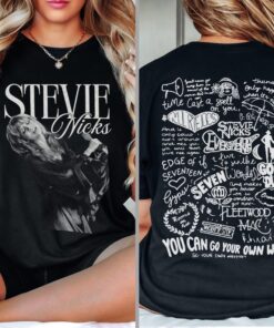 Stevie Nicks Shirt Cotton Classic Rock Vintage Concert Tee Music Lover Gift