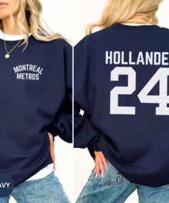 Montreal Metros Sweatshirt, Hollander 24 Hoodie, Hockey Romance Fan Gift, Sports Romance Tee, Bookish Reader Hoodie, Shane Hollander Top