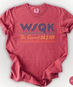 WSQK The Squawk Shirt, WSQK The Squawk 94.5 FM Radio T-shirt, Lucas Quote Movie Vintage Sci-fi 80s Nostalgic Tee
