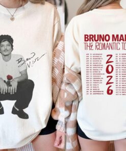Bruno Mars The Romantic Tour 2026 T-Shirt, Unisex Music Shirt, Music Fan Gift, Retro Music Shirt